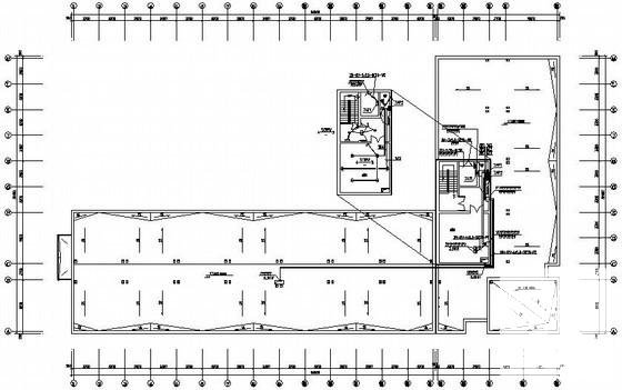 8层车站候车室电气设计CAD图纸（第三类防雷）(火灾自动报警系统) - 3