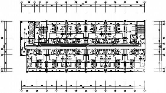 14层酒店弱电系统CAD施工图纸(闭路电视监控) - 1