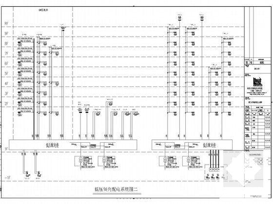 知名大学电气设计CAD施工图纸（系统图及计算书） - 5