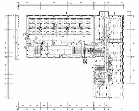 12层商业综合建筑电气CAD施工图纸（地下2层）(火灾自动报警) - 1