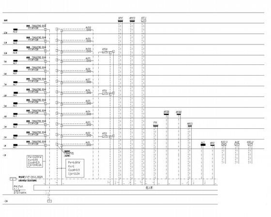 12层商业综合建筑电气CAD施工图纸（地下2层）(火灾自动报警) - 2