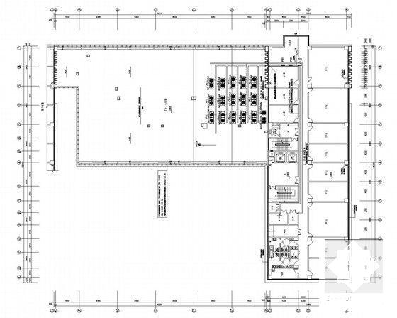 12层商业综合建筑电气CAD施工图纸（地下2层）(火灾自动报警) - 5