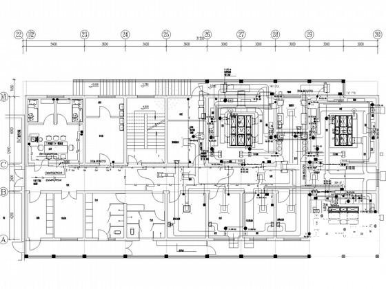 3层医院病房楼改建工程电气CAD施工图纸(空调自控原理图) - 2