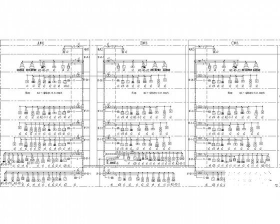 28层住宅楼电气CAD施工图纸（采用新火规）(火灾自动报警) - 3