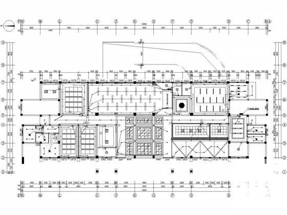 4层办公楼室内装饰水电CAD施工图纸42张 - 1