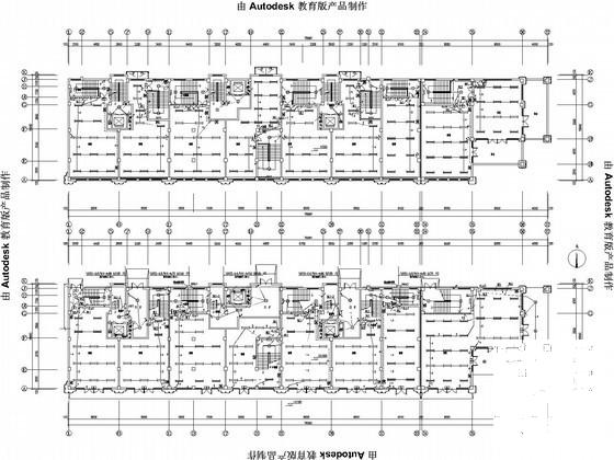 6层商住楼电气CAD施工图纸 - 1