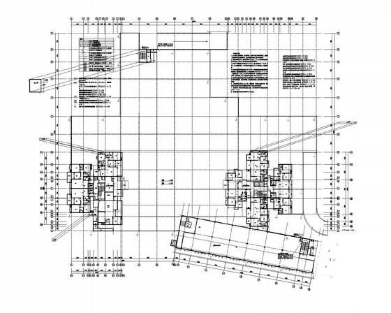 一类高层商业建筑群强弱电CAD施工图纸（5栋高层、甲级设计院） - 3