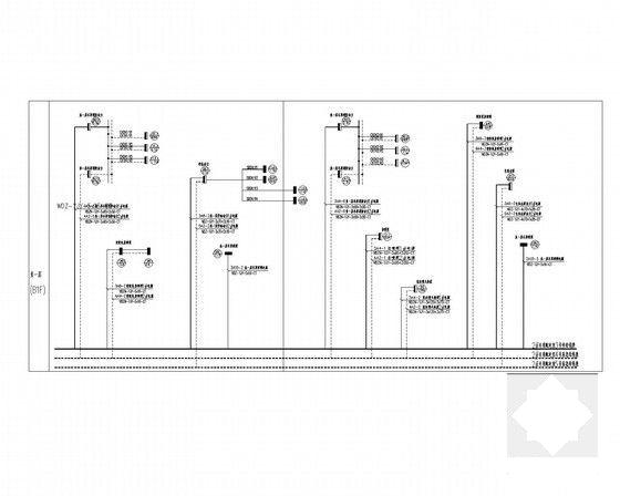 一类高层商业建筑群强弱电CAD施工图纸（5栋高层、甲级设计院） - 5