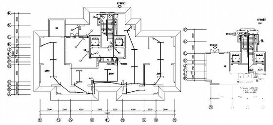 26层住宅楼小区电气设计CAD图纸（一级负荷）(防雷接地系统) - 2