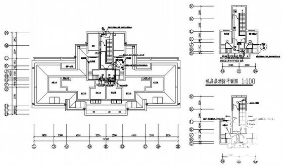 26层住宅楼小区电气设计CAD图纸（一级负荷）(防雷接地系统) - 4