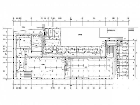 综合性重点大学食堂电气设计CAD施工图纸 - 1
