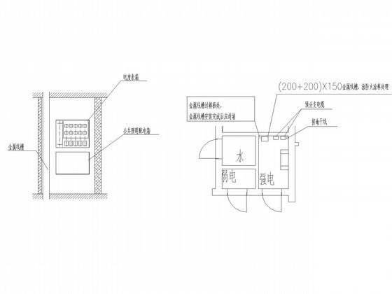 30层住宅楼强电系统电气CAD施工图纸 - 4