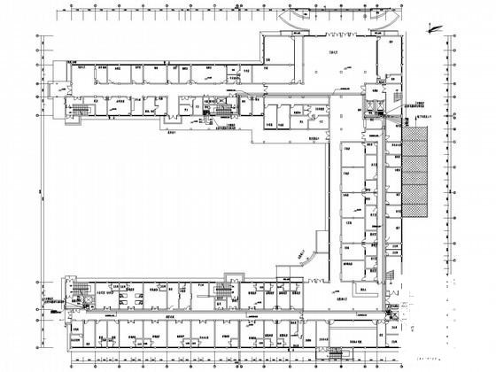 9层医院电气设计CAD施工图纸 - 2