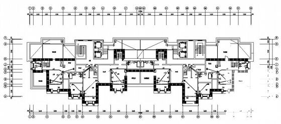19层住宅楼小区电气设计CAD图纸（二级负荷）(火灾自动报警系统) - 2