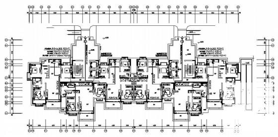 19层住宅楼小区电气设计CAD图纸（二级负荷）(火灾自动报警系统) - 3
