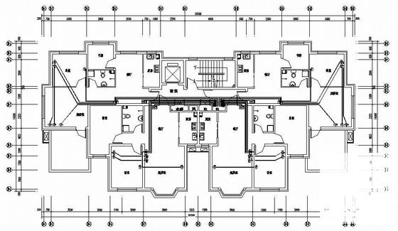 18层商住楼电气设计图纸（二级负荷）(消防报警系统) - 2