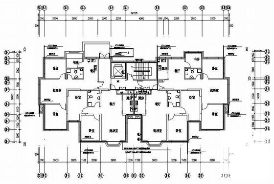 18层商住楼电气设计图纸（二级负荷）(消防报警系统) - 4