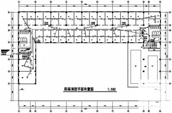 国内5层酒店后勤动力楼电气设计CAD图纸(闭路电视监控) - 1