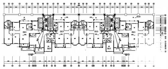 28层居住小区电气设计CAD图纸（一级负荷）(自动报警系统) - 3