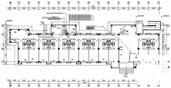 6层学院教师单身公寓电气设计CAD图纸（高21米）(低压配电系统) - 1