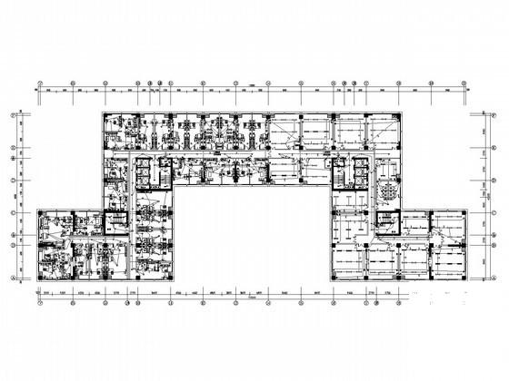 21层综合楼强电系统电气CAD施工图纸（暖通） - 2