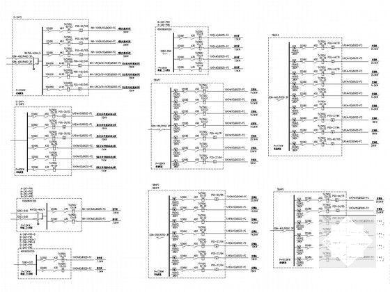 21层综合楼强电系统电气CAD施工图纸（暖通） - 4