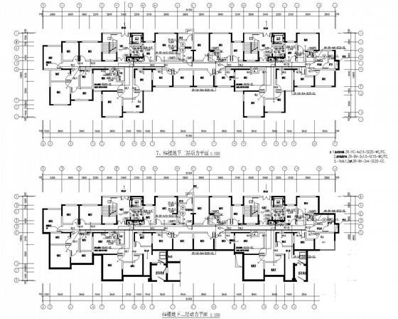 10万平20层住宅楼强弱电电气设计CAD施工图纸 - 3