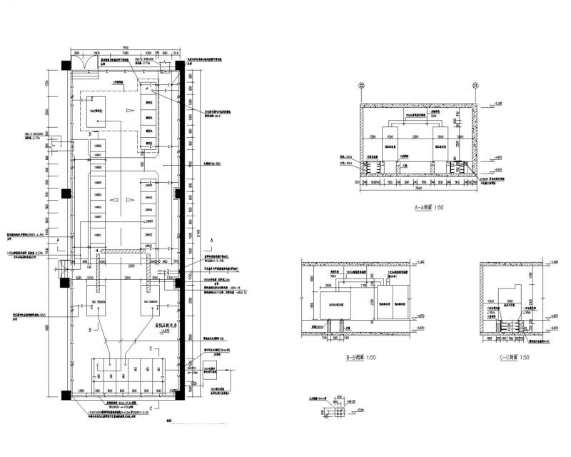 6层3星级酒店电气CAD施工图纸（10kV配电系统和总平面图纸）(建筑面积) - 4