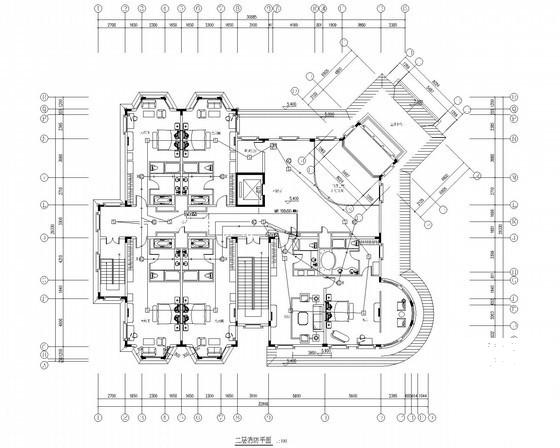 12万平地上两层知名酒店电气设计CAD施工图纸（第三类防雷）(火灾自动报警系统) - 1
