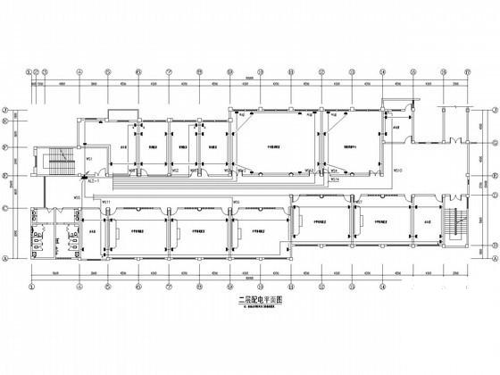 教学康复多层综合楼电气设计CAD施工图纸（人防） - 1