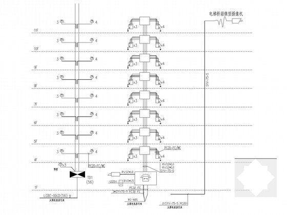 大型11层办公综合楼电气CAD施工图纸 - 5