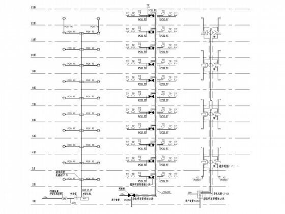 12层小区住宅楼电气设计CAD施工图纸 - 3