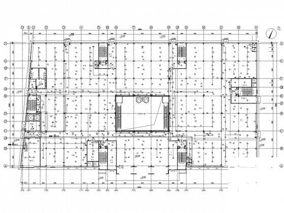 国内大型商业中心电气CAD施工图纸（地下室） - 1