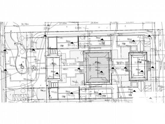 两层古寺院建筑装修电气CAD施工图纸 - 2