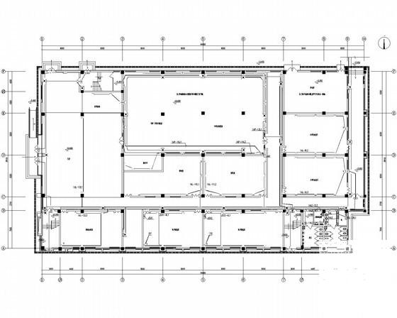 知名校区图书馆电气CAD施工图纸（甲级院最新设计）(建筑面积) - 2