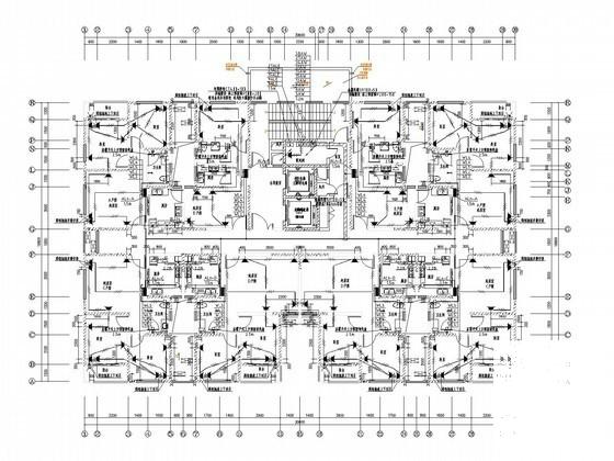 知名房产商业住宅楼电气CAD施工图纸（机房工程）(火灾自动报警) - 2