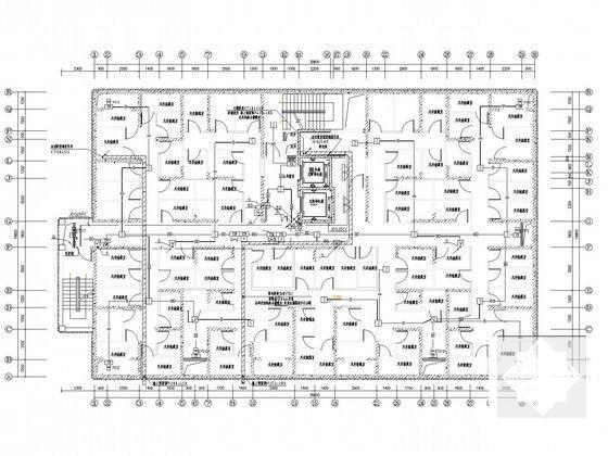 知名房产商业住宅楼电气CAD施工图纸（机房工程）(火灾自动报警) - 4