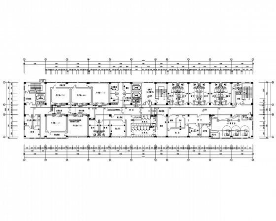 中医院门诊住院综合楼电气CAD施工图纸（甲级院）(框架结构) - 1