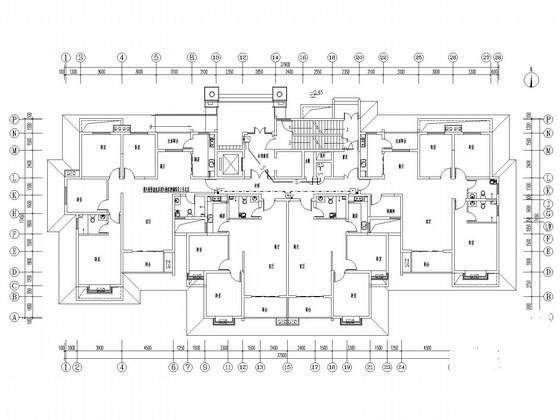 一类高层住宅楼电气设计CAD施工图纸 - 2