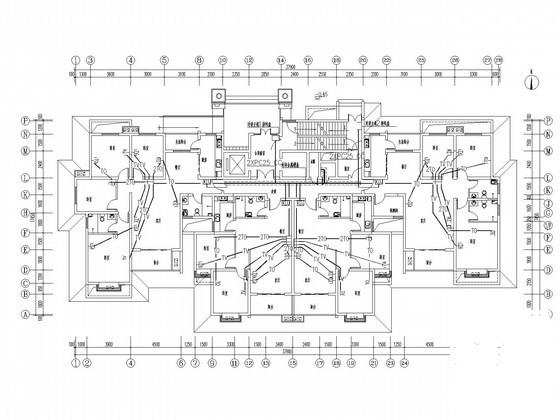 一类高层住宅楼电气设计CAD施工图纸 - 3