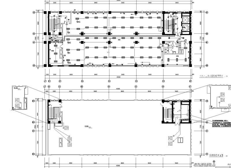 26层商业综合楼电气CAD施工图纸（办公、酒店、公寓） - 1