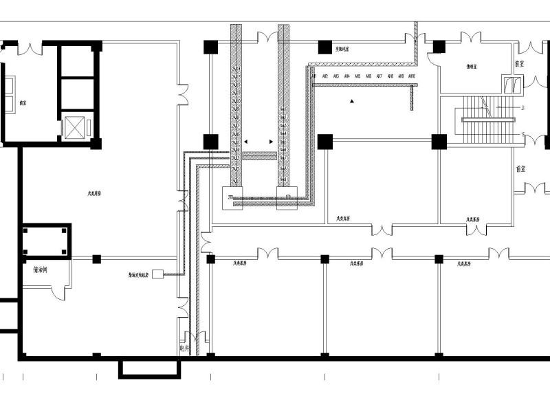 26层商业综合楼电气CAD施工图纸（办公、酒店、公寓） - 2
