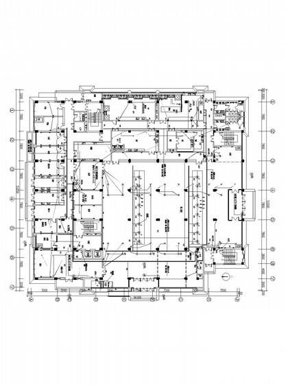 11层大型办公楼电气CAD施工图纸（办公、餐厅宿舍及车库）(消防报警及联动) - 3