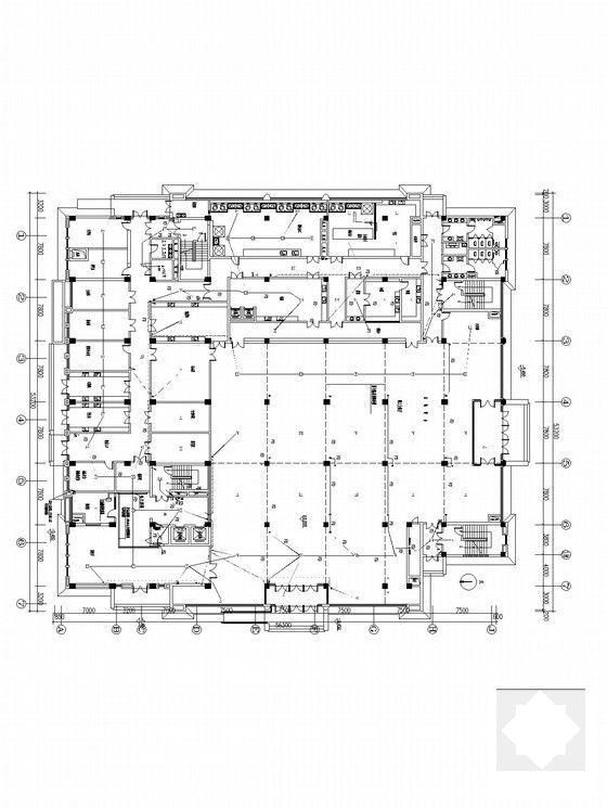 11层大型办公楼电气CAD施工图纸（办公、餐厅宿舍及车库）(消防报警及联动) - 4