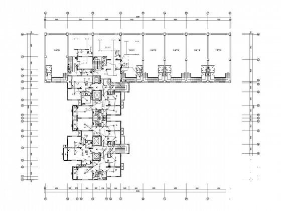 18层住宅楼电气设计CAD施工图纸(火灾自动报警) - 2