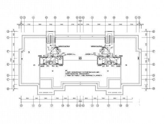18层住宅楼电气设计CAD施工图纸(火灾自动报警) - 5