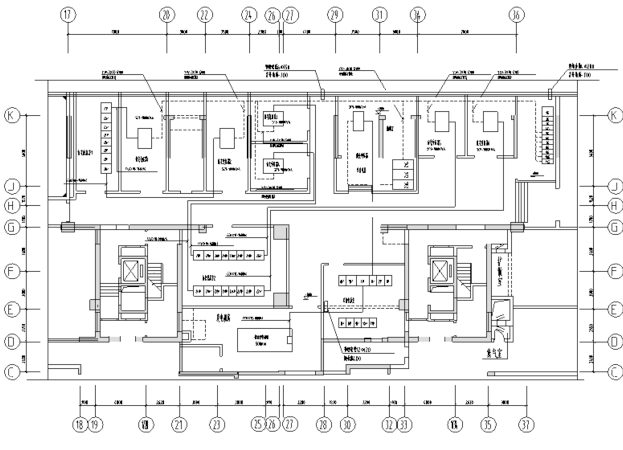 恒大32层住宅楼小区建筑电气CAD图纸 - 1