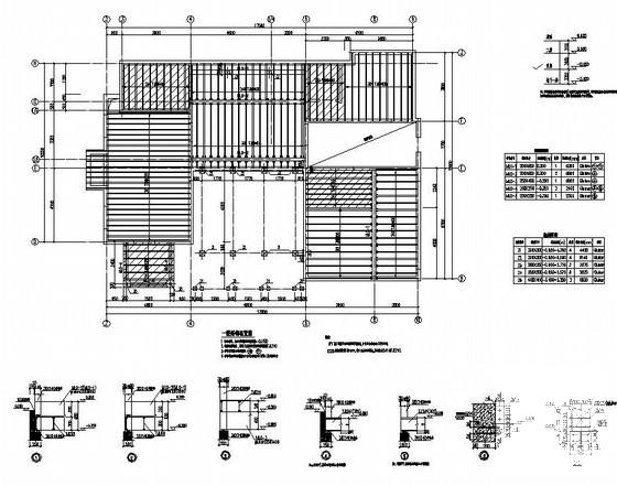 两层木结构住宅楼结构设计方案CAD图纸 - 2