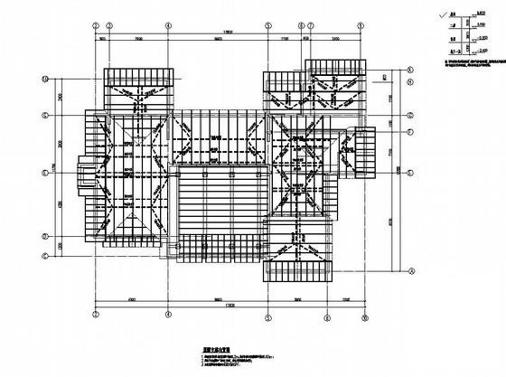 两层木结构住宅楼结构设计方案CAD图纸 - 3