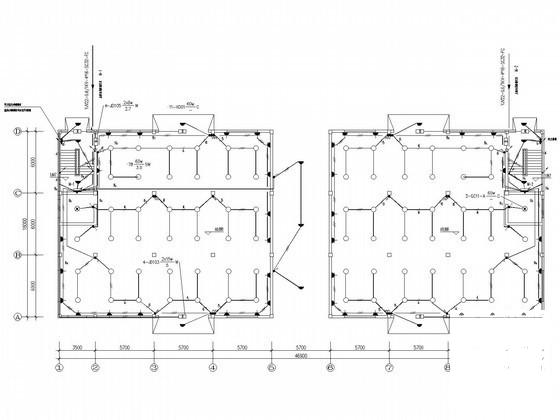 4层大型工艺厂房电气设计CAD施工图纸 - 1